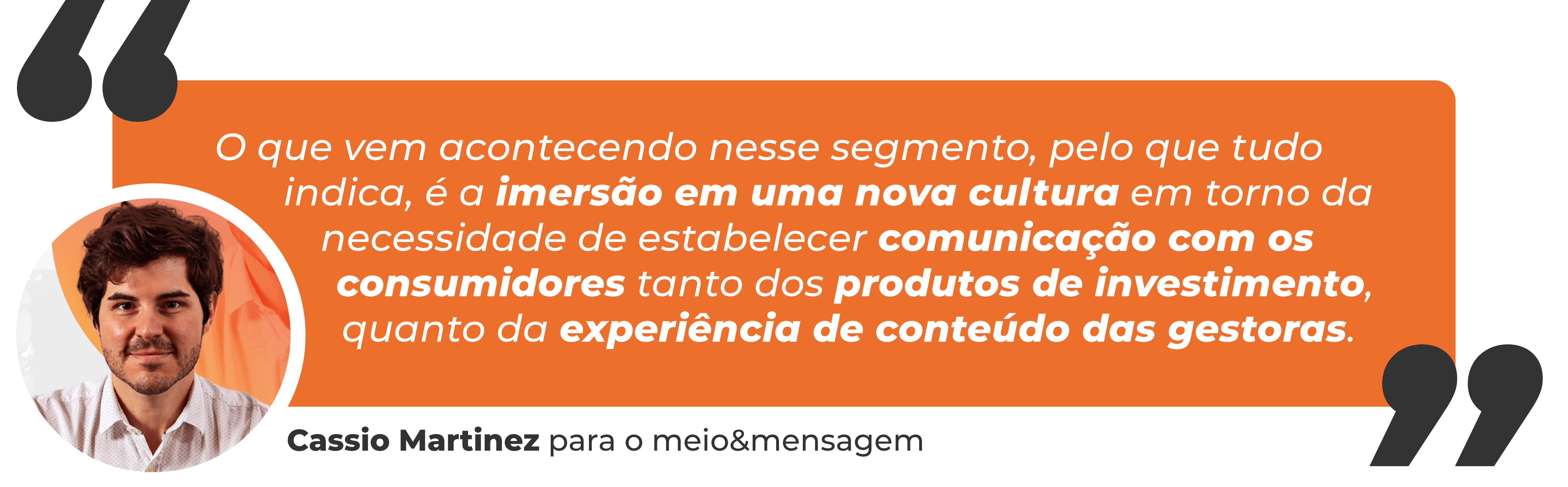 Citação sobre marketing no mercado financeiro